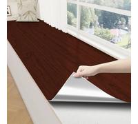 MUMUXIAO Papel tapiz autoadhesivo de vinilo impermeable para salpicaduras, 40 x 300 cm, diseño de mármol brillante para encimera, color rojo