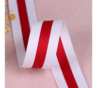 MUNACRAFT Party 10-30MM Poliéster 10M Italia España Fance Bandera del Mundo Cinta de grogrén para Pinza de Pelo de Mariposa Verde Blanco Rojo Festival Decor-China,03,25mm