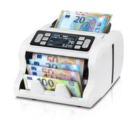 MUNBYN 2025 Nuevo Máquina Contadora de billetes de Denominaciones Mixtas, Conteo de Valor, Contador de Billetes con UV/MG/IR/MT, Pantalla TFT de 3.5", Contadora de Efectivo en EUR, USD para Negocios