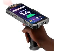 MUNBYN 2026 Nuevo Escáner de Código de Barras Android 14 Actualizable a 18, PDA Móvil 4 GB + 128 GB, 7000mAh, Escáner Zebra SE4710 1D/2D/QR, Carga Rápida, Resistente a Caídas de 2m, AS01P