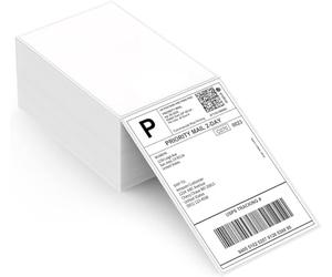 MUNBYN Etiquetas Térmicas Directas 4x6, Etiquetas Adhesivas de Envío, Etiquetas Térmicas Adhesivas Compatible con Amazon, AliExpress, Correos, SEUR, Calidad Comercial, Sin BPA, 500 Etiquetas/Pila