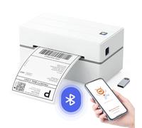 MUNBYN Impresora Termica Bluetooth, Impresora Etiquetas Autoadhesivas 4x6, Impresora Etiquetas Envio, Compatible con iOS, Android, Windows, Mac, Chromebook, DHL y UPS, Ideal para Negocios y Doméstico