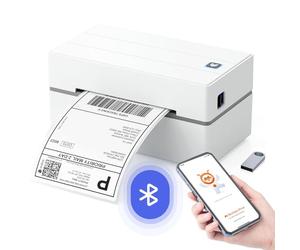 MUNBYN Impresora Termica Bluetooth, Impresora Etiquetas Autoadhesivas 4x6, Impresora Etiquetas Envio, Compatible con iOS, Android, Windows, Mac, Chromebook, DHL y UPS, Ideal para Negocios y Doméstico