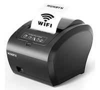 MUNBYN Impresora Tickets WiFi, Impresora Termica 80mm, con Puerto USB, Compatible con Mac, Windows, Chromebook, Linux y Cajón de Efectivo, ESC/POS, Alta Velocidad Auto-Cutter, No compatible con Square