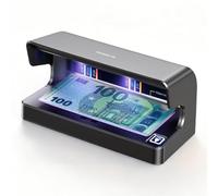 MUNBYN LED Detector de Billetes Falsos UV, Comprobador de Dinero Portátil con Luz UV y Blanca, Recargable, Auto On/Off, Multi Moneda para Efectivo, Tarjetas e ID, Retail y Pequeños Negocios