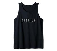 Munchen Reflections - Munich, Baviera, Alemania Word Art Camiseta sin Mangas