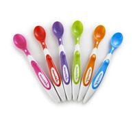 Munchkin 10062 Cucharas para bebs de punta blanda, 6 unidades, surtidas