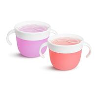 Munchkin 2 Pack Atrapador Colación Bebé | Morado/Rosa