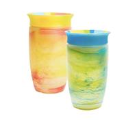 Munchkin 2 Pack Tazas Milagro 360 Niño & Bebé | 296ml | Azul/Amarillo