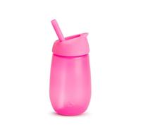 Munchkin 21399: Vaso de paja simple de 10 oz - Rosa
