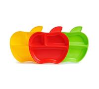 Munchkin 3 Pack Platos Divididos Manzana Bebé