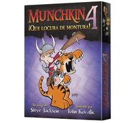 Edge Studio Munchkin 4: ¡Que Locura de Montura!, Expansión, Juego de Cartas, A Partir de 10 Años, De 3 a 6 Jugadores, 60 Minutos por Partida, Español