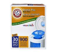 Munchkin Arm & Hammer Diaper Pail Refill Bags, 900 Count (30 bags)