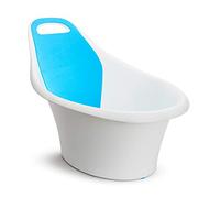 Munchkin Bañera Para Bebé Sit and Soak, Soporte Integrado y Respaldo de Espuma Almohadillado, 0-12 meses, color blanco