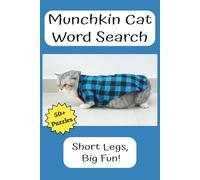 Munchkin Cat Word Search: Fun and Easy to Read Puzzles | 6x9, 110 Pages | 50+ Puzzles, 450+ Words ... Great for Cat and Animal Lovers!