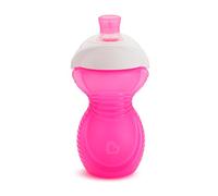 Munchkin Click Lock - Vaso para beber a prueba de mordeduras, 9 onzas, color rosa