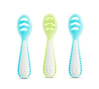Munchkin Cucharas Destete Bebé Suave | 3 Pack | Azul/Verde