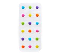 Munchkin Dandy Dots Alfombra Antideslizante para Baño | Alfombra de Ducha de Burbujas Coloridas | Alfombra con Ventosas Resistentes al Deslizamiento | Accesorios Esenciales para el Baño de Niños