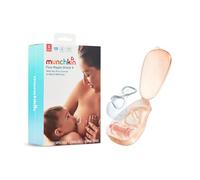 Munchkin Flow - Protector de pezón de 16 mm + | Ve el flujo de leche mientras amamantas | Lactancia materna y artículos esenciales para bebés