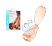 Munchkin Flow - Protector de pezón de 28 mm + | Ve el flujo de leche mientras amamantas | Productos esenciales para la lactancia materna y el bebé