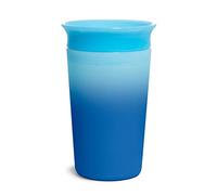 Munchkin Miracle 360 - Taza para niños pequeños, sin BPA, antiderrames, apta para lavavajillas, a prueba de fugas, 266 ml, azul