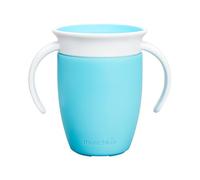 Munchkin Miracle 360 Cup, Baby and Sippy Cup, Ideal Sippy, Water and Weaning Cup 6+ to 12 Months, 7 oz/207 ml, Blue