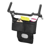 Munchkin Organizador para Cochecito | Organizador con 2 Portavasos, Estuche para Toallitas y Gran Bolsillo para Esenciales de Bebé | Ajuste Universal para Cochecitos | Negro