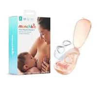 Munchkin® Protector de pezón de flujo + con canal transparente para ver el flujo de leche, enfermera con confianza y cumple tus objetivos de lactancia, 20 mm