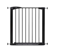 Puerta de Escalera Munchkin, Segura para niños pequeños y bebés, Puerta de Escalera de Ajuste a presión para bebés o Perros, Puerta de Seguridad, 76-82 cm, Negro