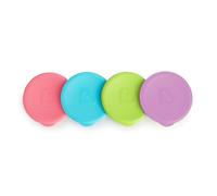 Munchkin Tapas para los Vasos Miracle, adaptable a todos los estilos de Vasos Miracle, Multicolores, pack de 4
