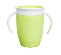 Munchkin Miracle 360 Cup, Baby and Sippy Cup, Ideal Sippy, Water and Weaning Cup 6+ to 12 Months, 7 oz/207 ml, Green
