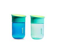 Munchkin Taza Bebé Miracle 360 | Pack 2 | 12m+ | 296ml | Azul Oscuro/Azul