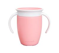 Munchkin Miracle 360 Cup, Baby and Sippy Cup, Ideal Sippy, Water and Weaning Cup 6+ to 12 Months, 7 oz/207 ml, Pink