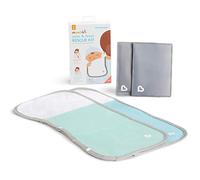 Munchkin TheraBurpee Kit de rescate de cólicos y fiebre con paños para eructos de terapia de frío caliente, multicolor, juego de 4 piezas