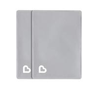 Munchkin TheraBurpee - Paquete de 2 gel de alta calidad para uso con kit de rescate de cólicos y fiebre, recubierto de tela, reutilizable, color gris