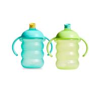 Munchkin Vaso Bebé Click Lock con Pico | Pack 2 | 6m+ | 236 ml | Azul/Verde