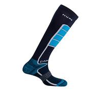 MUND Calcetín Socks Carving Sin Costuras y con Refuerzo de Alta Densidad en la espinilla (Navy, EU 46-49)