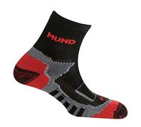 MUND Calcetín Socks Running Trail Running Atletismo Unisex (Red, EU 34-37)