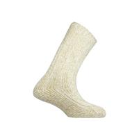 MUND calcetín térmico 100% lana merino Legend (L (41-45), Marrón)