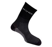 Mund Socks Calcetín Bike ANTIBACTERIAS y TERAPÉUTICO con Pie Izquierdo y pie Derecho DIFERENCIADOS (Negro, EU 46-49)