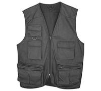 MUNDDY - Chaleco Trabajo multibolsillo,Multiusos para Pesca Senderismo, Uniforme Laboral para Industrial Taller Mecánico Técnico Fontanero Albañil... (Gris, XXXL)