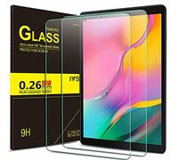 MUNDDY® - Pack DE 2 Protectores Cristal Templado para Samsung Galaxy Tab A 10.1 2019 (SM-T510/T515), [Sin Burbujas] [Alta Definicion] [9H Dureza] [Vidrio Templado]