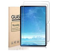MUNDDY® - Pack DE 2 Protectores Cristal Templado para Samsung Galaxy Tab S7 Plus 12.4 2020 Model SM-T970 T975 T976, [Sin Burbujas] [Alta Definicion] [9H Dureza] [Vidrio Templado]
