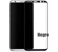 MUNDDY Protector Cristal Templado Completo Curvo 3D para Samsung S8. Full Cover Vidrio Cristal Templado 3D para Samsung S8 (Negro)