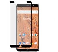 MUNDDY Protector de Pantalla Completa para BQ AQUARIS X2,X2 Pro de Dureza de 9H sin Burbujas .Full Cover Cristal Vidrio Templado Completa con Bordes Redondeados. (Negro)