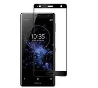 MUNDDY Protector de Pantalla Completa para Sony Xperia XZ2 de Dureza de 9H sin Burbujas .Full Cover Cristal Vidrio Templado Completa con Bordes Redondeados. (Negro)