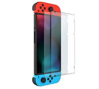 MUNDDY Protector de Pantalla de Cristal Templado para Nintendo Switch Espesor 0,30 mm,2.5D Round Edge,[9H Dureza] [Alta Transparencia] [Sin Burbujas] [Ajuste (2 Protectores)