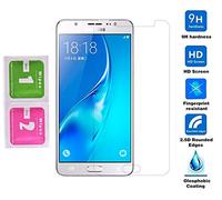 MUNDDY Protector de Pantalla para Samsung Galaxy J3 2016,J310, Cristal Vidrio Templado Espesor 0,30 mm, 2.5D Round Edge, [9H Dureza] [Alta Transparencia] [Sin Burbujas]