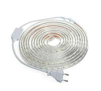 MUNDDY- TIRAS DE LED MANGUERA LUZ (120 Luces/Metro) 4000K Blanco Neutro 220V INTERIOR IP65 ALTA ILUMINACION (20 Metros)