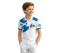 Mundial 2026 Camiseta de Manga Corta para niños de Inglaterra, Ideal para el Verano. Ropa Deportiva Informal. (Blue, 9-10 Years)